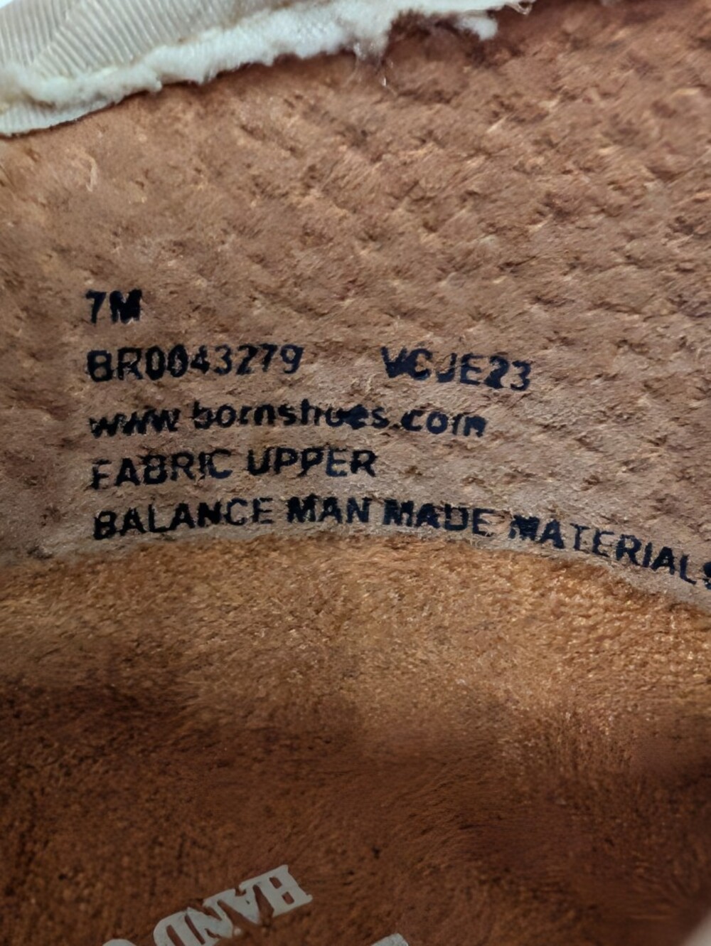 NWOT Born Women's 7 Newbury Cream Knit Shoes Sneakers U1 - Picture 7 of 7